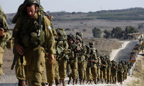 El régimen sionista decide reforzar sus tropas en la frontera de Gaza